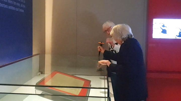 Just Stop Oil damage Magna Carta glass at British Library