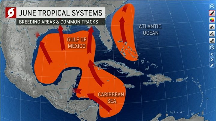 Tropics expected to pick up in June