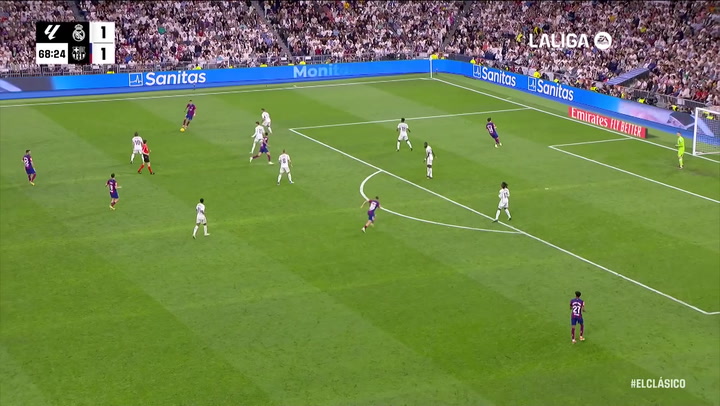 Gol de Fermn (1-2) en el Real Madrid 3-2 Barcelona