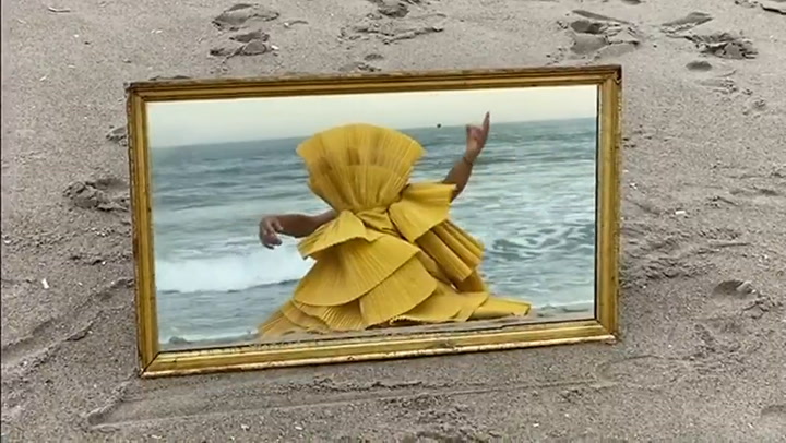 El curioso video de Calu Rivero en la playa que muy pocos entendieron - Fuente: Instagram