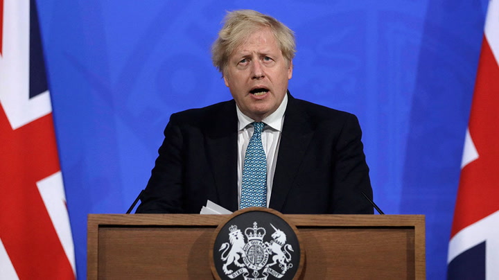 Watch live as Boris Johnson announces delay in Covid lockdown restrictions easing