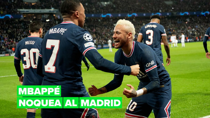 Mbappé barre con el Real Madrid de la mano de Neymar  