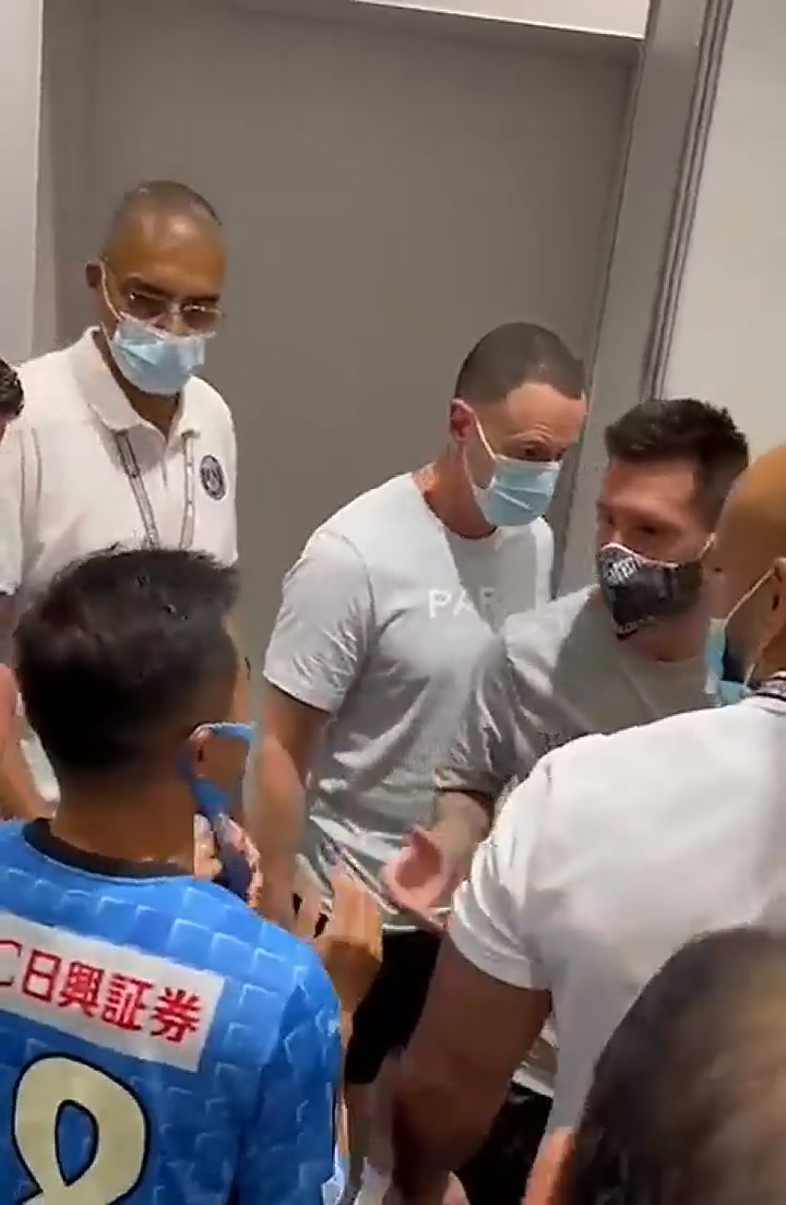 El gesto de Lionel Messi con un jugador japonés
