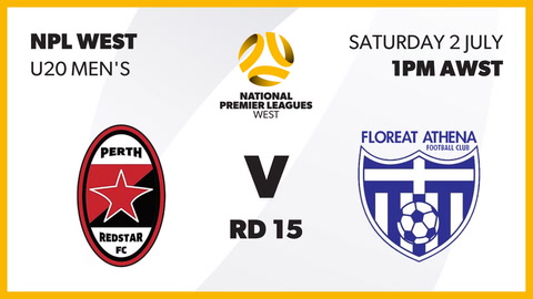 Perth RedStar FC - WA U20 v Floreat Athena SC - WA U20