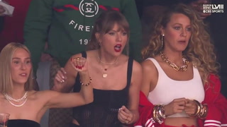 Blake Lively caught swearing by Super Bowl cameras with Taylor Swift