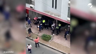 Batalla campal entre estudiantes secundarios en Tucumán