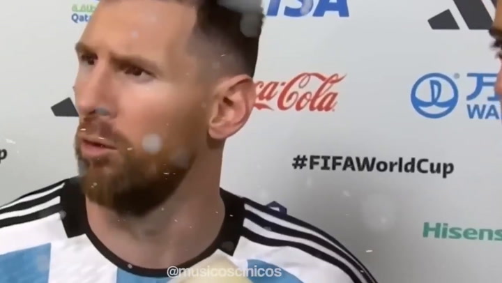 Qué mirás bobo': la frase de Messi que se hizo canción
