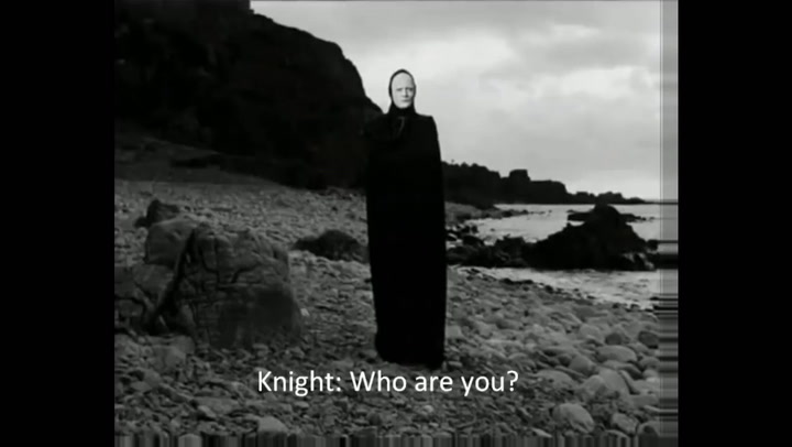 The Seventh Seal - The knight meets Death