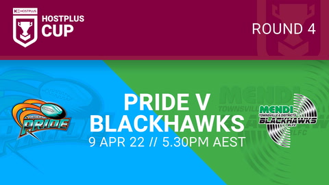 9 April - HPC Round 4 - Northern Pride v Townsville Blackhawks