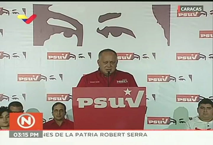 Diosdado Cabello: 'Ha habido una brisita bolivariana por Ecuador, Perú y Argentina'