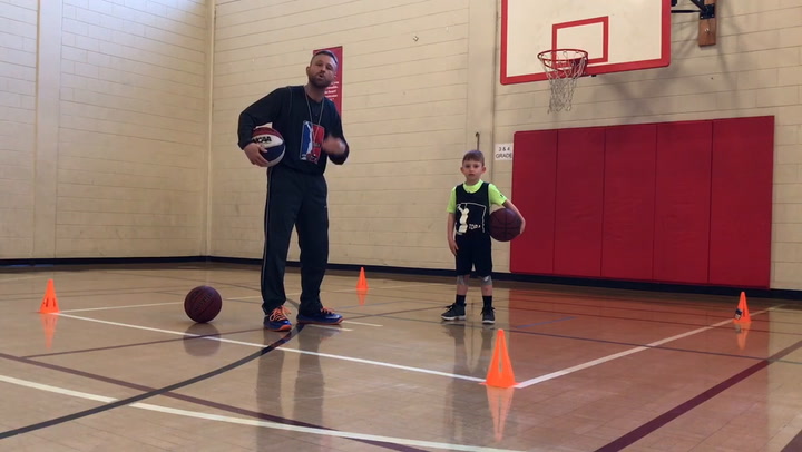 Dribbling Race To 50 (Drills For Kids)