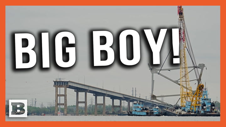 Big Boy! Largest Floating Crane on Eastern Seaboard Helps Clean Up Baltimore Bridge