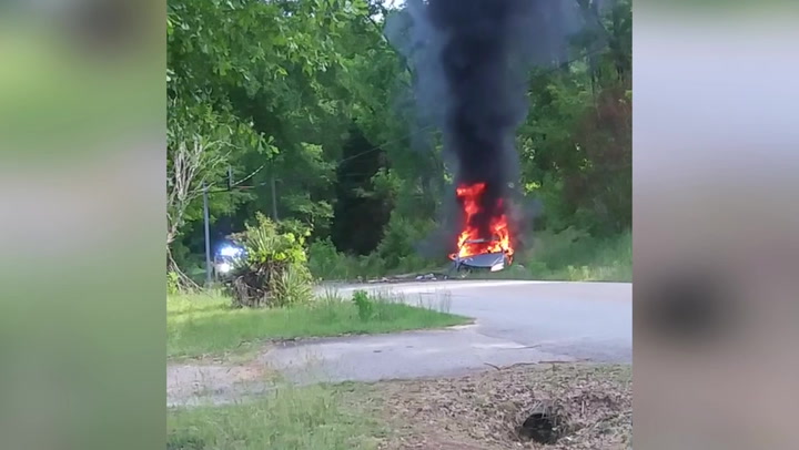 Woman sets herself on fire and Hummer explodes as drivers hoard gas amid Colonial Pipeline fallout