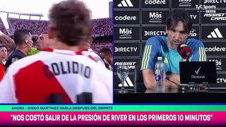 El análisis de Diego Martínez tras el empate en el Superclásico