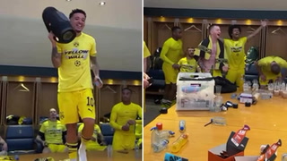Borussia Dortmund players sing Adele in changing room after PSG win