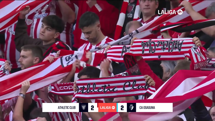 Athletic 2-2 Osasuna: resumen y goles I LaLiga EA Sports (J35)