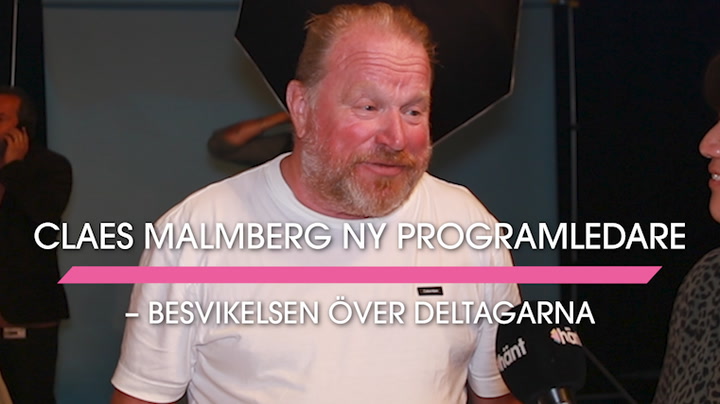 Claes Malmberg ny programledare – besvikelsen över deltagarna