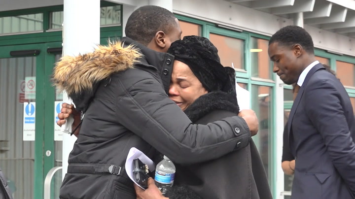 Chris Kaba death: Relatives of 24-year-old killed by police share tearful embrace