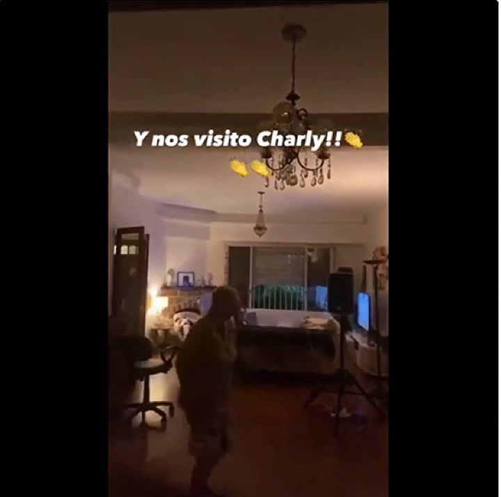 La Navidad de Charly García junto a la familia Cerati . Fuente: Instagram