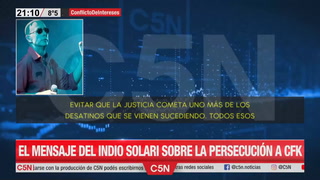 Nueva muestra de apoyo del Indio Solari hacia Cristina Kirchner