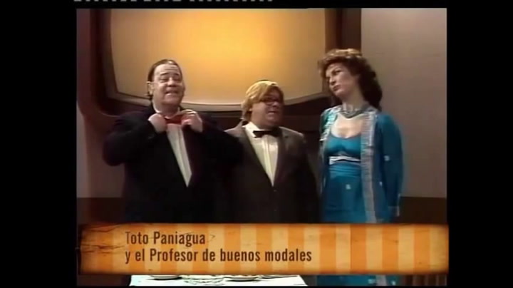 Toto Paniagua y el profesor de buenos modales Espalter y Almada