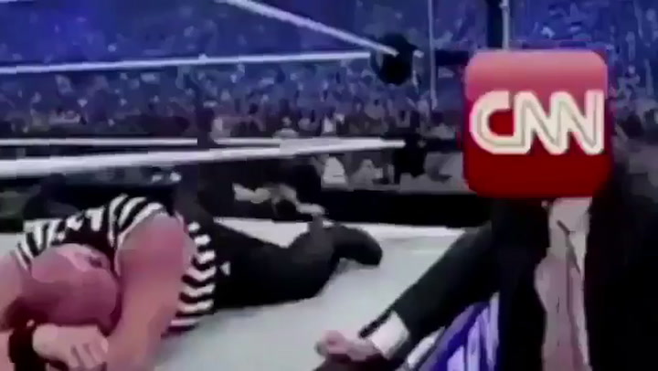 Donald Trump le pega a CNN