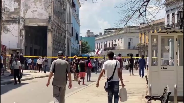 Eight dead after major explosion at Cuban hotel