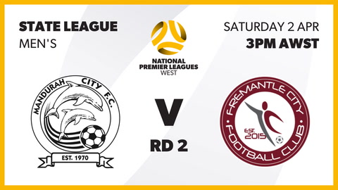 2 April - NPL WA State League Men's Div 1 - Round 2 - Mandurah City FC v Fremantle City FC