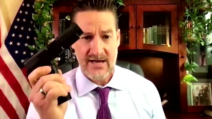 Florida congressman shows off guns during House hearing on gun reform