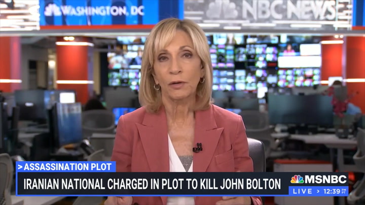 Andrea Mitchell: There Was 'Friction' Between State, DOJ over Unveiling Iran Bolton Assassination Plot over Fears It Would Derail Nuke Deal
