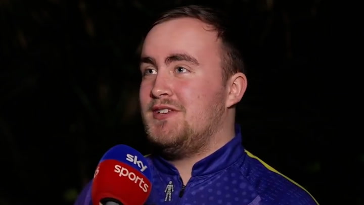 Luke Littler says 'it's crazy what I've done' for darts ahead of World Championship final