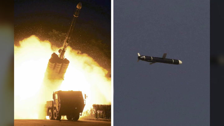 North Korea carry out long range missile tests