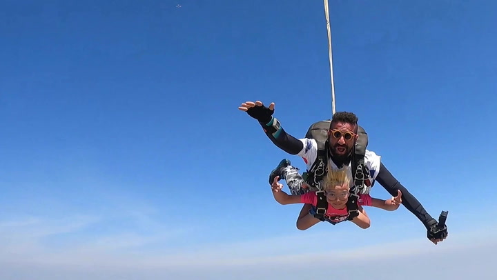 Meet 10-year-old daredevil embarking on quest to try extreme sports