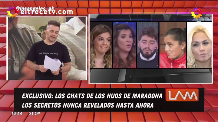 El furioso chat entre Dalma y Jana Maradona por la sucesión de su padre