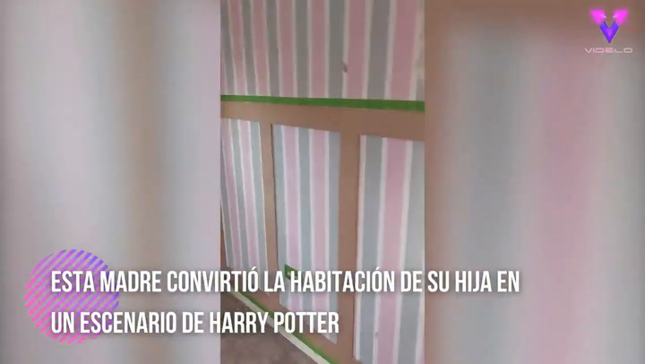 El mejor regalo de su vida: mira el dormitorio temático de Harry Potter que le regalaron a esta niña