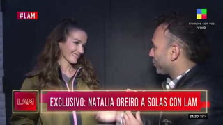 Natalia Oreiro opinó sobre la competencia de "¿Quién es la máscara?" con "Canta conmigo ahora", el ciclo de Marcelo Tinelli