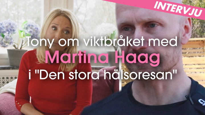 Intervju: Tony Andersson om viktbråket med Martina Haag