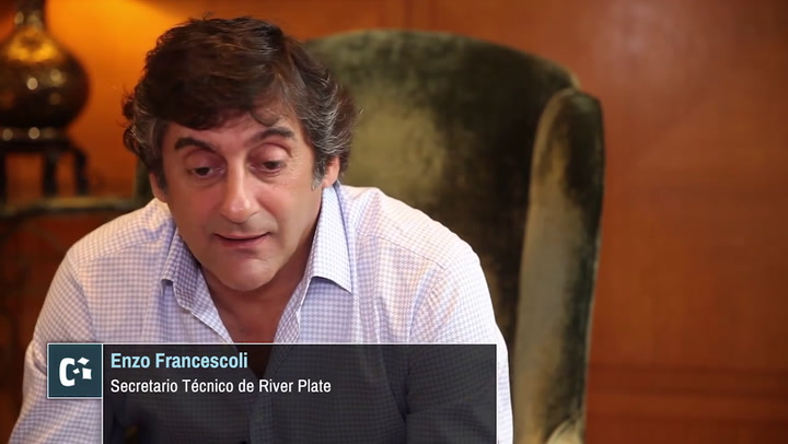 Enzo Francescoli explica cómo es su trabajo día a día en River