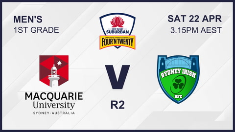 Macquarie University Rugby Club v Sydney Irish