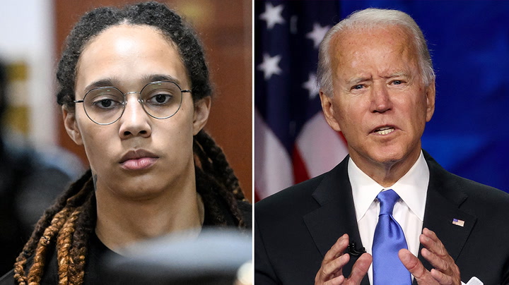 Joe Biden says Brittney Griner is ‘on her way home’ after release from ‘hell’ of Russian prison