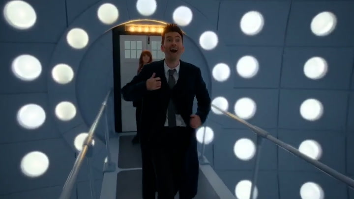 The Doctor and Donna see brand-new Tardis for first time