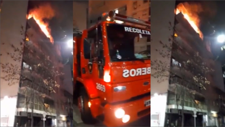 Buenos Aires yangını: Devasa bir gökdelende balkonlarda mahsur kalan çocuklar - Dünyadan Haberler
