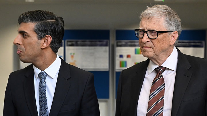 Bill Gates and Rishi Sunak meet in London for sustainable energy talks