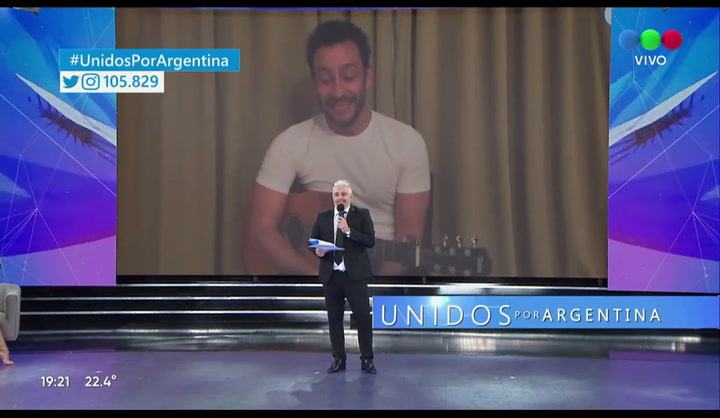 Luciano Pereyra en #UnidosPorArgentina
