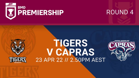 Brisbane Tigers Womens FG - Tier 1 v Central Queensland Capras - Tier 1