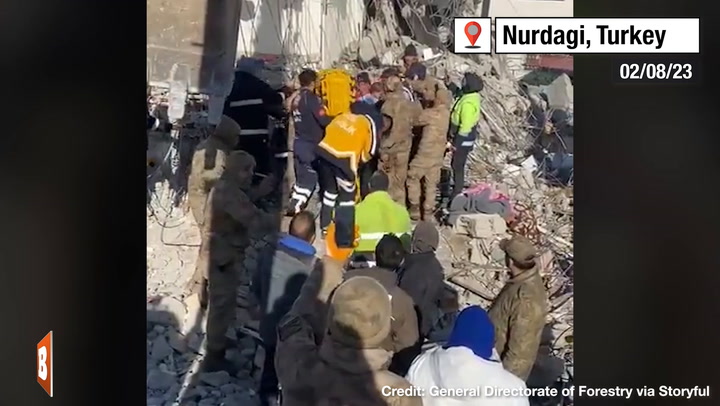 ANOTHER RESCUE: Turkish Family Pulled to Safety After Being Trapped for Days