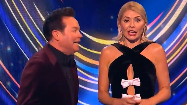 Moment Holly Willoughby appears to swear live during Dancing on Ice