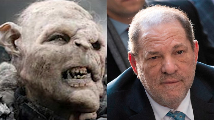 Lord of the Rings orc mask styled on Harvey Weinstein, Elijah Wood reveals