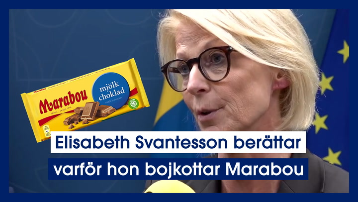 Elisabeth Svantesson berättar varför hon bojkottar Marabou