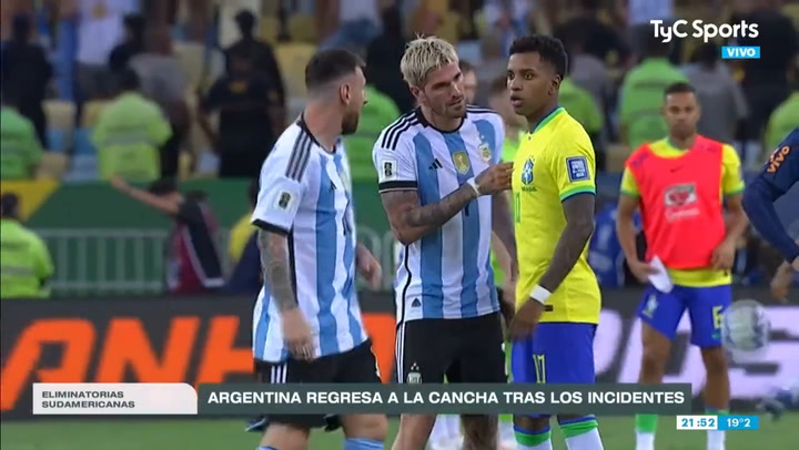 Messi se puso cara a cara con Rodrygo